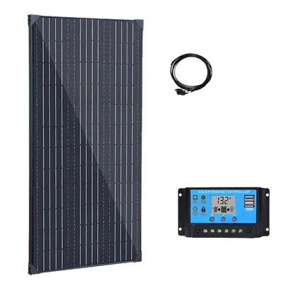 Zdjęcie produktu dla System solarny, moc 150 W lub 300 W, wysoka wydajność, czarny zestaw 150 W