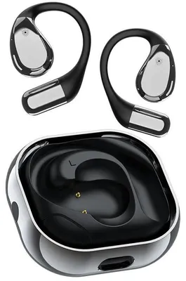 Obrázok produktu pre Bezdrôtový prekladač s umelou inteligenciou – slúchadlá s Bluetooth 5.4 – potlačenie hluku – dlhá výdrž batérie – stereo – športové ušné oblúky – čierna farba