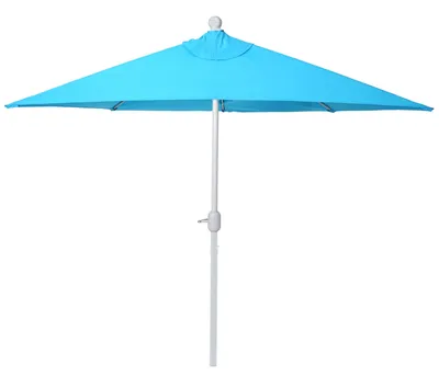 Obrázok produktu pre Slnečník polkruh Parla - polyester/hliník - 300cm tyrkysová bez stojanu