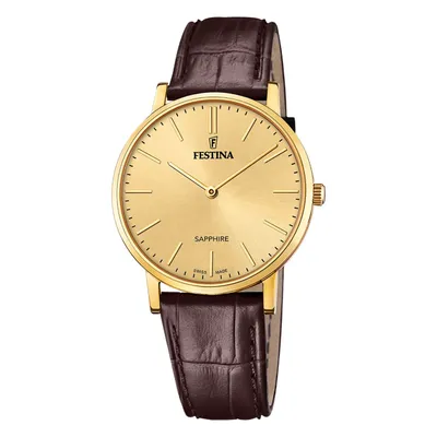 Produktbild von Festina Uhr Swiss Herren braun Armband Leder UF20016/2