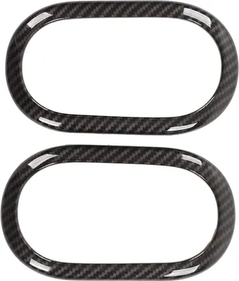 Immagine prodotto di 2pcs fibra di carbonio stile interno maniglie delle porte di ricambio per Smart Fortwo C453 A453 W453 Facelift 2015-2020