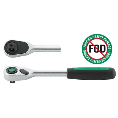 Obrázok produktu pre STAHLWILLE 512QR N, Oceľ, 1 kusov, Čierna, Zelená, 1/2", DIN 3122/ISO 3315, 572 g