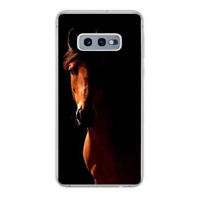 Produktbild von MuchoWow® Handyhülle Schutzhülle Hülle für Samsung Galaxy S10e Pferd - Licht - Porträt Silikon Softcase Handy Hülle - Handy