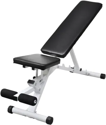 Produktbild von Fitnessbank mit Stahlkonstruktion für zu Hause und 5-fach verstellbarer Rückenlehne zum Training der Rücken- und Schultermuskulatur