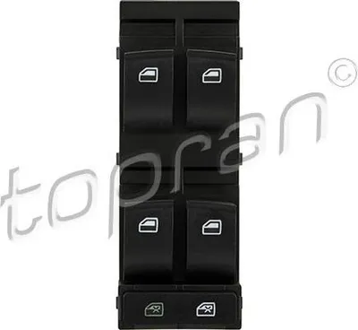 Produktbild von TOPRAN 114 753 Fensterheberschalter für AUDI A3 Schrägheck (8L1) Vorne Fensterheber Schalter