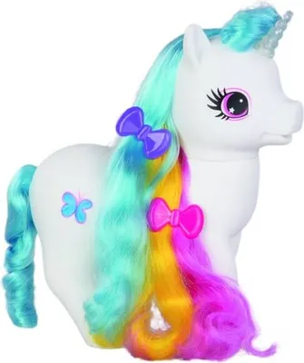 Produktbild von Besttoy - Einhorn mit Mähne - weiß