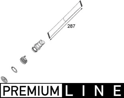 Produktbild von MAHLE Klimatrockner AD 1 000P für VOLVO XC90 II (256)