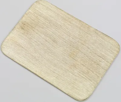Produktbild von Kerzenteller Flachteller Rechteckig Alu gebürstet gold 17 x 12 cm ideal für Kerzen, Taufkerzen, Hochzeitskerzen, Trauerkerzen