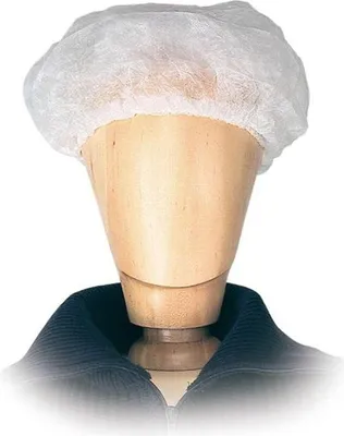 Produktbild von Asatex Hygienehaube CLIP52 weiß, 100 St.