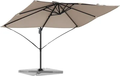 Obrázek produktu pro Slunečník vidaXL, barva taupe, 351 x 250 x 260 cm, polyester a hliník