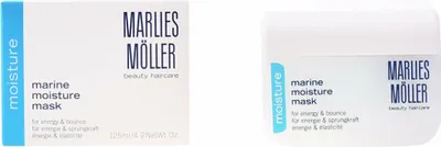 Produktbild von Marlies Möller Marine Moisture Mask 125ml, 125 ml, Frauen, normales Haar, Feuchtigkeitsspendend, Glanz, Verstärkung, Avocadoöl, Topf
