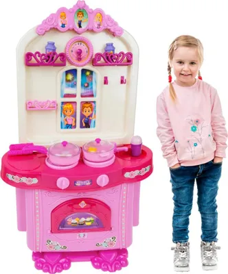 Image de Cuisine pour enfants 12 pièces - four, robinet, casseroles
