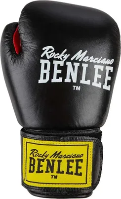 Produktbild von Benlee Fighter Lederboxhandschuhe Schwarz 18 oz Schwarz 18 oz