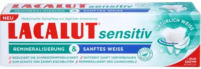 Immagine prodotto di Lacalut sensitive remineralisation & soft white 75 ml
