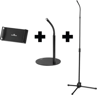 Obrázok produktu pre DURABLE Tablethalterung TWIST COMBI schwarz Tisch+Bodenständ