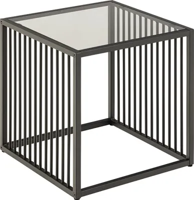 Image de Smuk Table d'appoint Violet Noir
