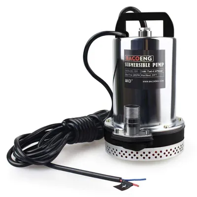 Obrázek produktu pro Ponorné čerpadlo 12 V pro čistou i znečištěnou vodu – 120 W