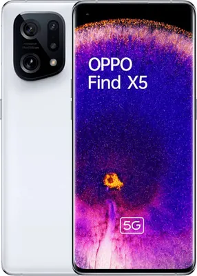 Produktbild von OPPO Find X5 , 16,6 cm (6.55"), 8 GB, 256 GB, 50 MP, Android 12, Weiß