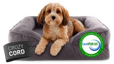 Immagine prodotto di Lettino per cani Lumaland Indoor Cord S 70x60x9cm grigio