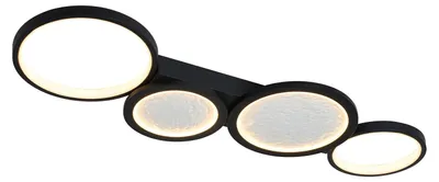 Produktbild von Rabalux 71379 Deckenleuchten Aranis LED 40 Metall Kunststoff schwarz