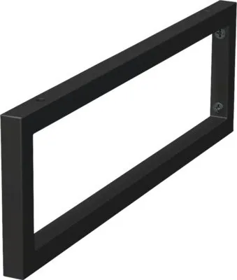 Obrázek produktu pro Konzole pro desku pod umyvadlo Jungborn Trenta černá 45x2x14 cm hranatá