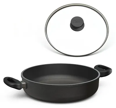 Produktbild von Hoffmann Schmorpfanne Ø 32 cm Aluguss 3,3 L Antihaft Induktion mit Deckel