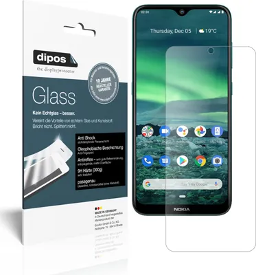 Obrázek produktu pro 2x ochranná fólie pro Nokia 45353 matná - Anti-Shock 9H fólie dipos Glass plastové sklo