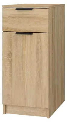 Produktbild von Schreibtischschrank mit Stauraum in Sonoma-Eiche 33,5x50x75cm