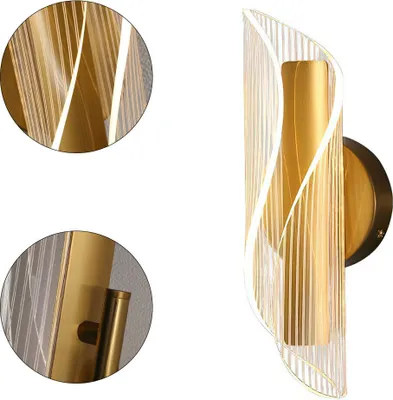 Produktbild von LED Wandleuchte LED Wandleuchte,10W Acryl LED Wandlampe innen Modern,29x10x10cm