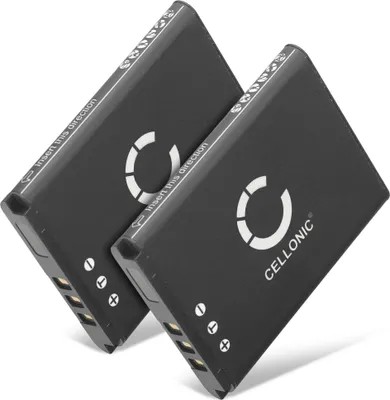 Produktbild von subtel 2x Akku für Kamera Kompatibel mit Samsung NV8, NV10, L201, SLB-0837B - (800mAh, 3.7V)