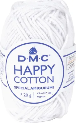 Zdjęcie produktu dla DMC Happy Bawełna – miękka przędza ze 100% bawełny, nr 392 (kolor 762)