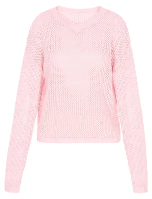Image de Pull pour femme EVER - Rose pâle, XS/S
