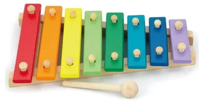 Image de Viga Xylophone en bois multicolore Viga