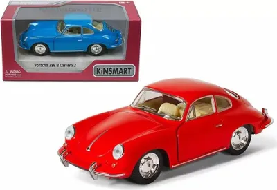 Produktbild von Modellauto Porsche 356b Carrera 2 1:32 mit Rückwärtsgang und öffnenden Türen