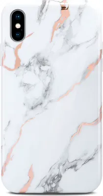 Produktbild von ONEFLOW® Sense Case kompatibel mit Apple iPhone XS - Hülle in Marmor Optik, Dedication