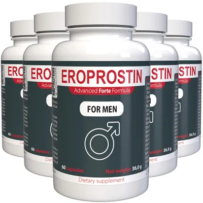 Zdjęcie produktu dla Eroprostin Forte - 300 Kapsułek, Opakowanie 5 Sztuki