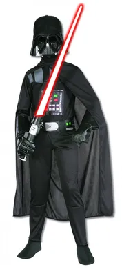 Produktbild von Rubies 882009 Star Wars - Darth Vader Kostüm für Kinder, L (8-10 Jahre) RUBIES