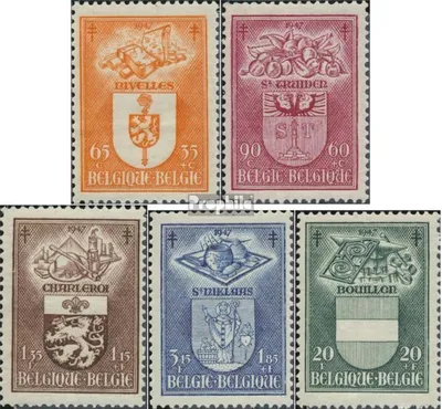 Produktbild von Briefmarken Belgien 1947 Mi 798-802 (kompl.Ausg.) postfrisch Tuberkulose