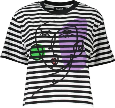 Produktbild von DESIGUAL T-shirt Damen Textil Schwarz SF18767 - Größe: 2XL