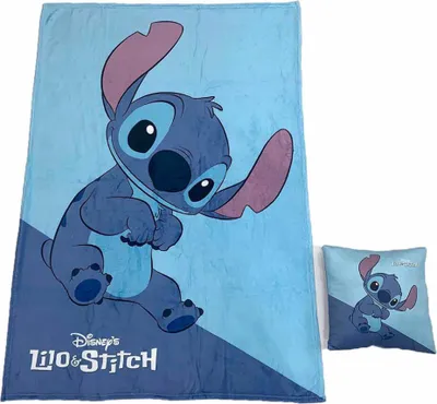 Image de Disney - Zestaw poduszki i koca polarowego Stitch - Akcesoria premium