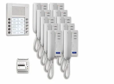 Produktbild von TCS Tür Control Audio Außenstation Pack 10 PES Tasten AP PPA10-EN/02