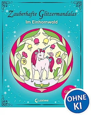 Immagine prodotto di Incantevoli mandala glitterati - Nella foresta degli unicorni