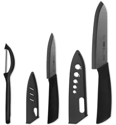 Produktbild von Keramisches Messer Set von 2 - 15,5 cm Kochmesser und 10,7 cm Obstmesser