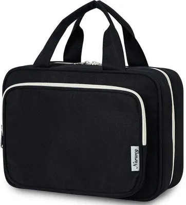 Image de Grande trousse de maquillage noire pour femmes