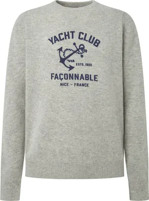 Obrázok produktu pre FaÇonnable Fm700383 Sweater grey M Man grey M