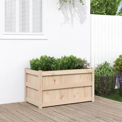 Image de Maison Exclusive - Bac à plantes 90x50x50 cm en pin massif