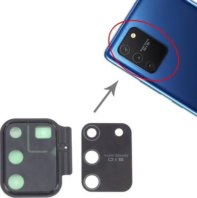Obrázek produktu pro Černý kryt objektivu zadní kamery pro Samsung Galaxy S10 Lite – náhradní díl