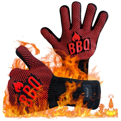 Productafbeelding van Solidchoice - Hittebestendige Ovenhandschoenen tot 800°C