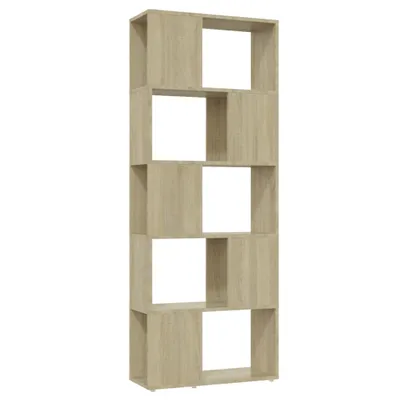 Zdjęcie produktu dla vidaXL Regał rozdzielający pokój dąb sonoma 60x24x155 cm