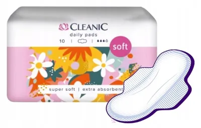 Produktbild von Cleanic Soft Day Damenbinden, 10 Stück